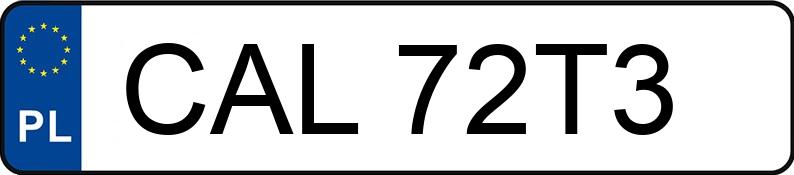 Numer rejestracyjny CAL 72T3 posiada BMW 328i Kat. E36 328i Kat. E36 - CAL72T3
