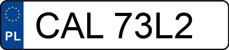 Numer rejestracyjny CAL 73L2 posiada AUDI 80 1.9 TDI - CAL73L2