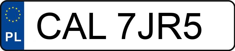 Il numero di registrazione CAL 7JR5 ha OPEL Astra III GTC 1.8 MR`04 E4 Sport Aut. - CAL7JR5