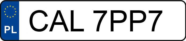 Le numéro d’enregistrement CAL 7PP7 a BMW 320 Diesel MR`04 E3 E90 320 Diesel MR`04 E3 E90 - CAL7PP7