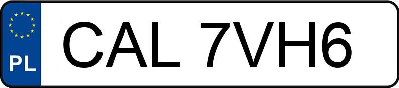 Die Registrierungsnummer CAL 7VH6 hat SKODA KODIAQ - CAL7VH6