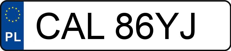 Numer rejestracyjny CAL86YJ posiada BMW 523i Kat. MR`95 E39 523i Kat. MR`95 E39