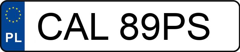 Numer rejestracyjny CAL 89PS posiada AUDI 80 - CAL89PS Numer rejestracyjny CAL 89PS posiada AUDI 80 - CAL89PS