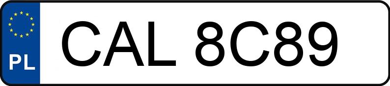 Numer rejestracyjny CAL 8C89 posiada URSUS 914 - CAL8C89