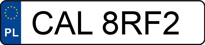 Numer rejestracyjny CAL 8RF2 posiada BMW 318D - CAL8RF2 Numer rejestracyjny CAL 8RF2 posiada BMW 318D - CAL8RF2