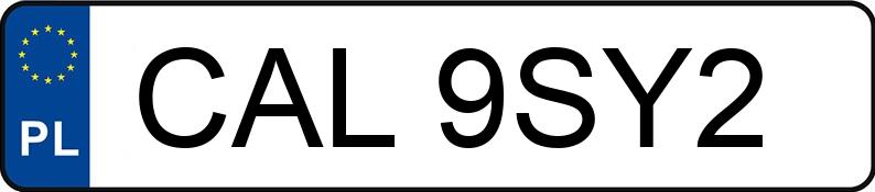 Le numéro d’enregistrement CAL 9SY2 a OPEL Vivaro 2.5 CDTI MR`07 E4 2.7t L1H1 - CAL9SY2 Le numéro d’enregistrement CAL 9SY2 a OPEL Vivaro 2.5 CDTI MR`07 E4 2.7t L1H1 - CAL9SY2