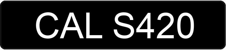 Numer rejestracyjny CAL S420 posiada FSO-WARSZAWA 125P - CALS420