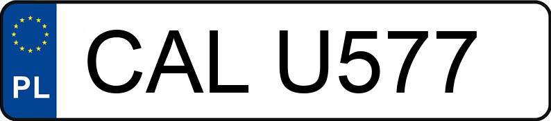 Numer rejestracyjny CAL U577 posiada VOLKSWAGEN GOLF - CALU577 Numer rejestracyjny CAL U577 posiada VOLKSWAGEN GOLF - CALU577