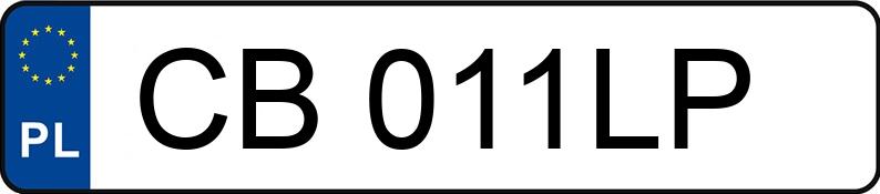 Numer rejestracyjny CB 011LP posiada SKODA OCTAVIA - CB011LP Numer rejestracyjny CB 011LP posiada SKODA OCTAVIA - CB011LP
