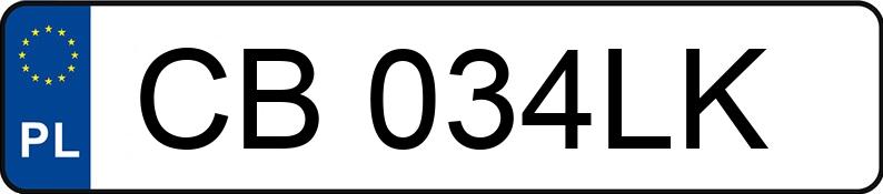 Numer rejestracyjny CB 034LK posiada BMW X5 MR`07 E5 E70 M Step - CB034LK