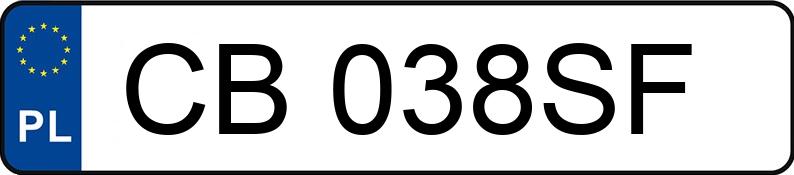 Numer rejestracyjny CB 038SF posiada AUDI A5 Sportback 40 TDi MR`19 E6 B9 Sport S tronic - CB038SF