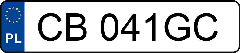 Numer rejestracyjny CB 041GC posiada PEUGEOT 407 SW 2.0 HDI MR`04 E3 ST Sport - CB041GC