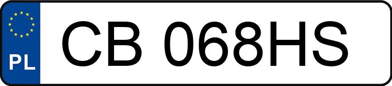 Numer rejestracyjny CB 068HS posiada CITROEN C4 PICASSO - CB068HS