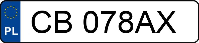 Numer rejestracyjny CB 078AX posiada BMW 320 D - CB078AX