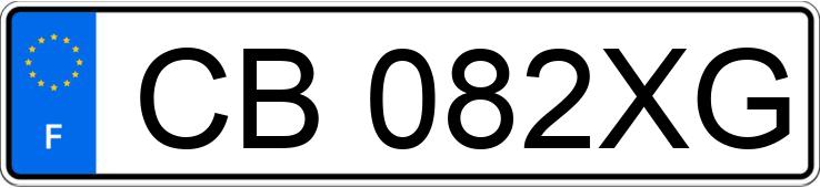 Die Registrierungsnummer CB082XG hat VOLKSWAGEN GOLF VI