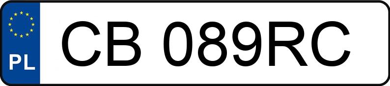 Registreringsnummeret CB 089RC har MAZDA 3 BPE - CB089RC