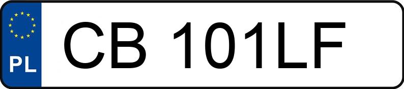 Numer rejestracyjny CB 101LF posiada SKODA FABIA - CB101LF