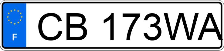 Numer rejestracyjny CB173WA posiada CITROEN C3 II