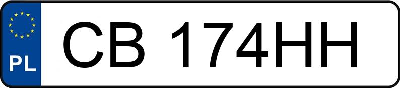 Numer rejestracyjny CB 174HH posiada SKODA RAPID - CB174HH Numer rejestracyjny CB 174HH posiada SKODA RAPID - CB174HH