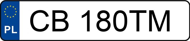 Numer rejestracyjny CB 180TM posiada BMW 430i Gran Coupe MR`13 E6 F36 430i Gran Coupe MR`13 E6 F36 - CB180TM