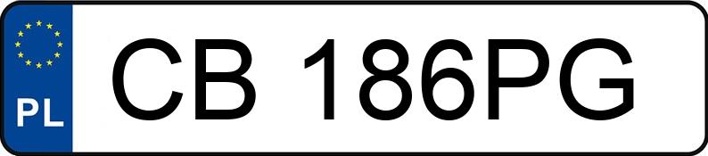 Numer rejestracyjny CB 186PG posiada BMW 320 - CB186PG Numer rejestracyjny CB 186PG posiada BMW 320 - CB186PG