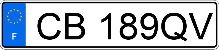 Numer rejestracyjny CB189QV posiada BMW 325