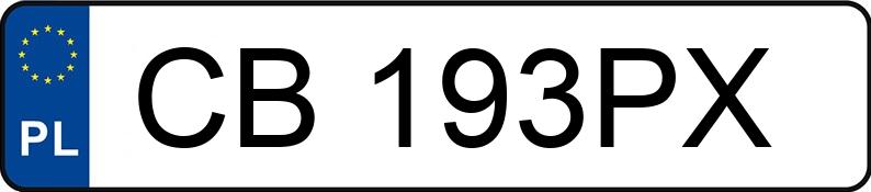 Numer rejestracyjny CB 193PX posiada HYUNDAI i30 1.0 MR`20 E6 Modern - CB193PX