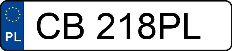 Numer rejestracyjny CB 218PL posiada SKODA SUPERB - CB218PL