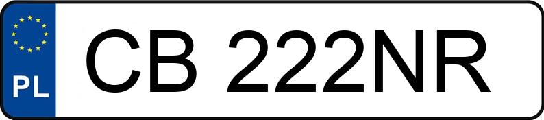 Numer rejestracyjny CB 222NR posiada MERCEDES-BENZ AMG GT 43 4MATIC+ - CB222NR