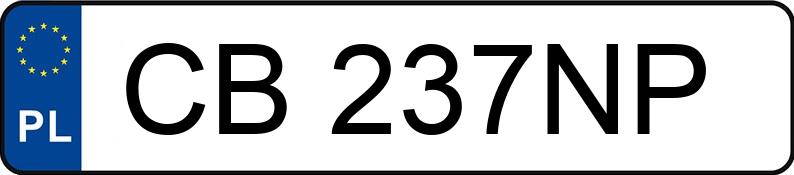 Numer rejestracyjny CB 237NP posiada BMW 520D XDRIVE - CB237NP