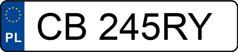 Numer rejestracyjny CB 245RY posiada PEUGEOT 308 1.6 HDI MR`07 E4 Premium+ 110 - CB245RY