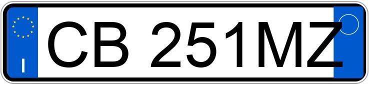 Numer rejestracyjny CB251MZ posiada FIAT Panda 1a serie Numer rejestracyjny CB251MZ posiada FIAT Panda 1a serie