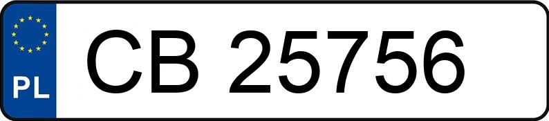 Numer rejestracyjny CB 25756 posiada MERCEDES-BENZ C 200 T KOMP - CB25756