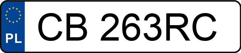 Numer rejestracyjny CB 263RC posiada SKODA OCTAVIA - CB263RC
