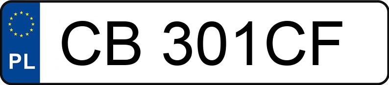 Numer rejestracyjny CB 301CF posiada CITROEN C3 1.4 HDI - CB301CF