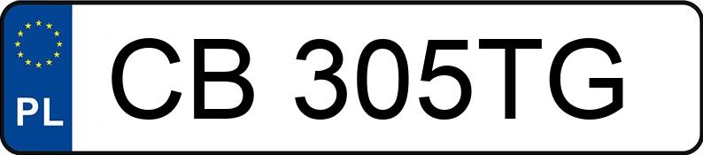 Numer rejestracyjny CB 305TG posiada AUDI Q5 - CB305TG Numer rejestracyjny CB 305TG posiada AUDI Q5 - CB305TG