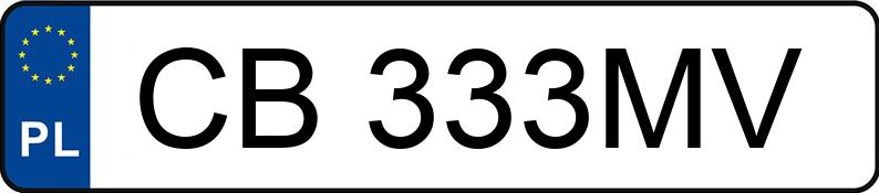 Numer rejestracyjny CB 333MV posiada OPEL ASTRA GTC - CB333MV Numer rejestracyjny CB 333MV posiada OPEL ASTRA GTC - CB333MV