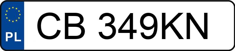 Numer rejestracyjny CB 349KN posiada DACIA Duster MR`18 E6 Essential - CB349KN