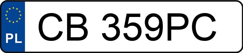El número de registro CB 359PC tiene TOYOTA Corolla 1.5 MR`19 E6 Comfort - CB359PC