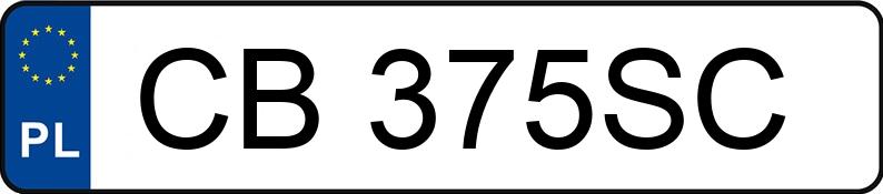 Numer rejestracyjny CB 375SC posiada AUDI Q5 - CB375SC