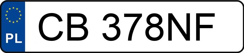 Numer rejestracyjny CB 378NF posiada BMW 116i MR`04 E3 E87 116i MR`04 E3 E87 - CB378NF