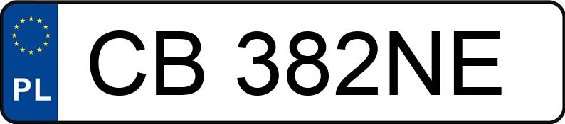 Numer rejestracyjny CB 382NE posiada TOYOTA TOYOTA AYGO - CB382NE