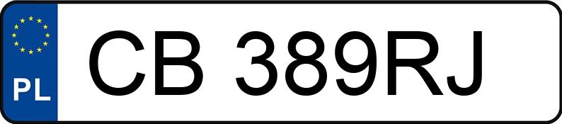 Numer rejestracyjny CB 389RJ posiada DAF XF 460 FT H4EN3 - CB389RJ