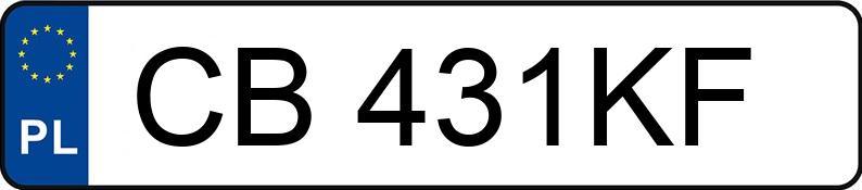 Numer rejestracyjny CB 431KF posiada VOLKSWAGEN Transporter T5 GP TDi MR`10 E5 3.0t Mixt - CB431KF Numer rejestracyjny CB 431KF posiada VOLKSWAGEN Transporter T5 GP TDi MR`10 E5 3.0t Mixt - CB431KF