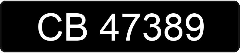 Numer rejestracyjny CB 47389 posiada CITROEN AX - CB47389