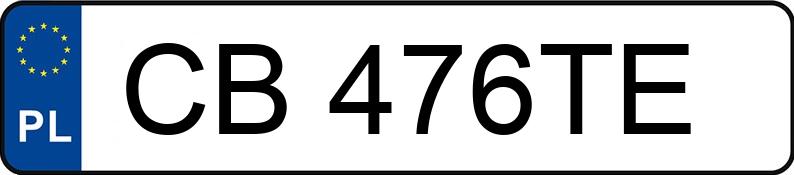 Numer rejestracyjny CB 476TE posiada MERCEDES-BENZ E 220 D 4MATIC - CB476TE