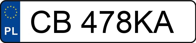 Numer rejestracyjny CB 478KA posiada SEAT Ibiza 1.0 TSI MR`17 E6d FR S&S Aut. - CB478KA