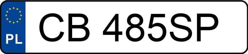 Die Registrierungsnummer CB 485SP hat MERCEDES-BENZ SL 43 AMG MR`22 E6 232 SL 43 AMG MR`22 E6 232 - CB485SP