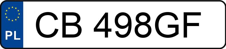 Numer rejestracyjny CB 498GF posiada SEAT Ibiza 1.4 Kat. MR`96 6K SE / Safety - CB498GF Numer rejestracyjny CB 498GF posiada SEAT Ibiza 1.4 Kat. MR`96 6K SE / Safety - CB498GF