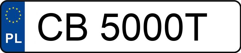 Numer rejestracyjny CB 5000T posiada SKODA SUPERB VAN - CB5000T Numer rejestracyjny CB 5000T posiada SKODA SUPERB VAN - CB5000T